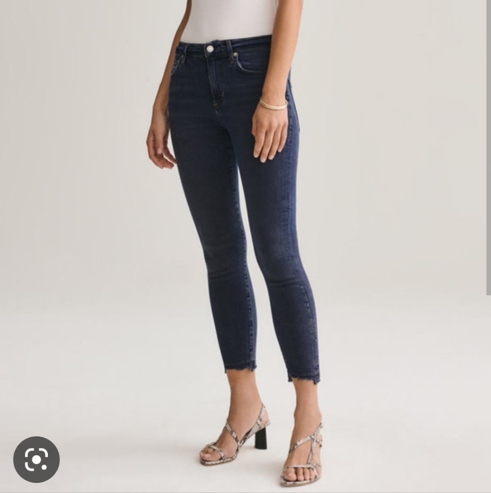 AGOLDE Sophie Crop Raw Hem 27